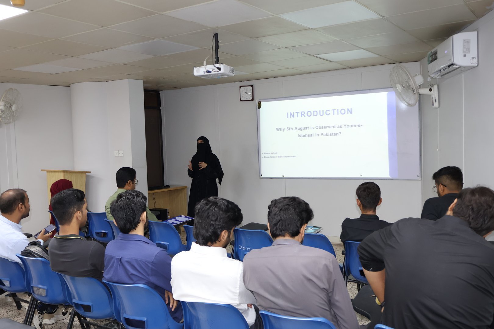 Open Mic Session for the Observance of Youm-e-Istehsal